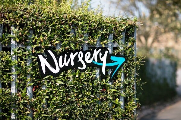 Nursery Directional Signage